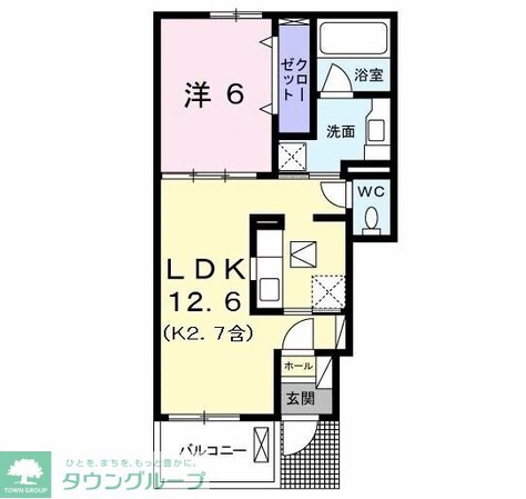 レスポワールの物件間取画像